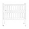 Baby Star Medi Baby Cot (New Zealand Pine, White) \\FREE 3" Mattress// 99x61x96.3cm | Adjustable Cot Height