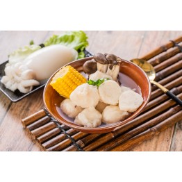 Cuisine 台灣 特級花枝丸 1kg (精選花枝兩塊珍貴的鰭為主要材料，特別爽脆！)