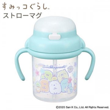 Sumikko Gurashi 角落生物 飲管學習杯 270ml (日本製) 8月起適用 | 耐熱140度 | MB-13